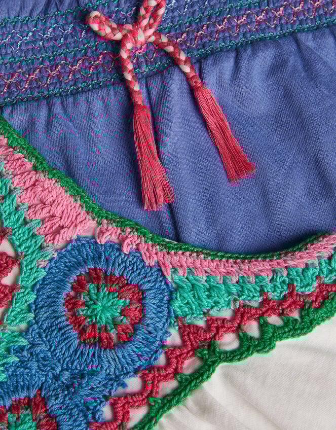 Crochet Vest and Shorts Set, Multi (MULTI), large