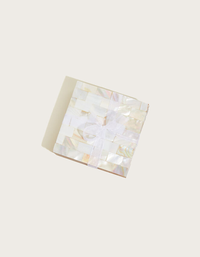 Mother of Pearl Coasters 4 Pack, , large