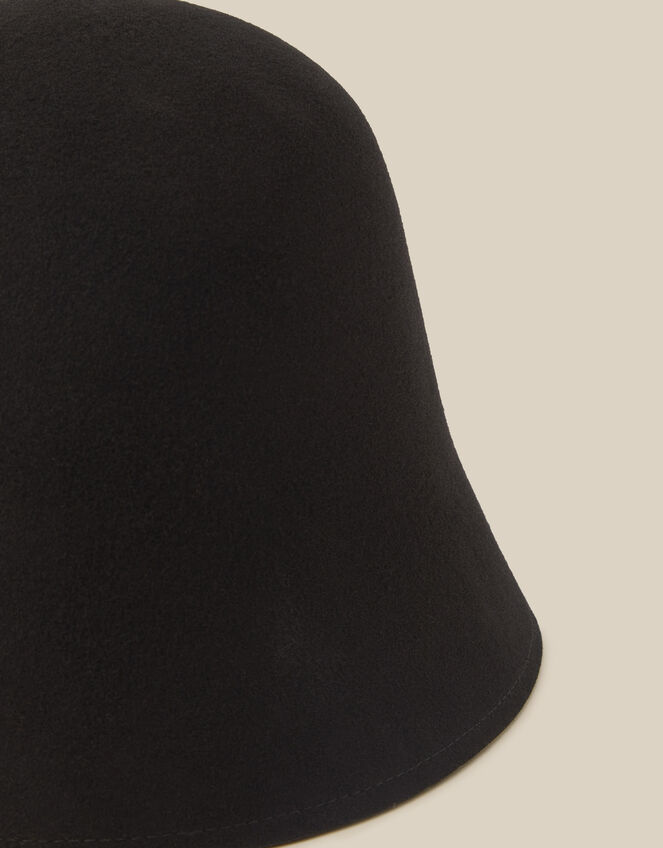 Fae Wool Bucket Hat , Black (BLACK), large