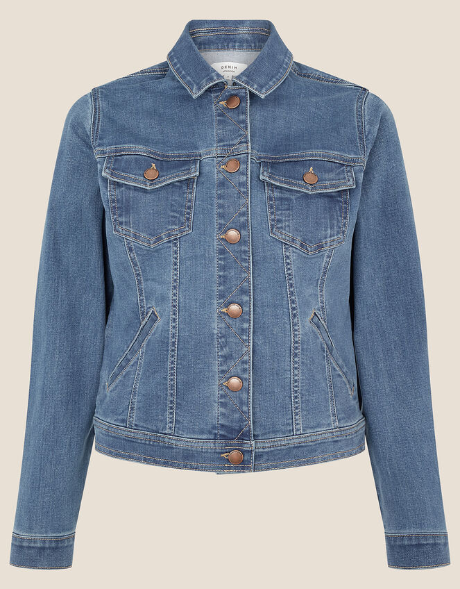 Denim Jacket with Organic Cotton Blue | Casualwear | Monsoon US.