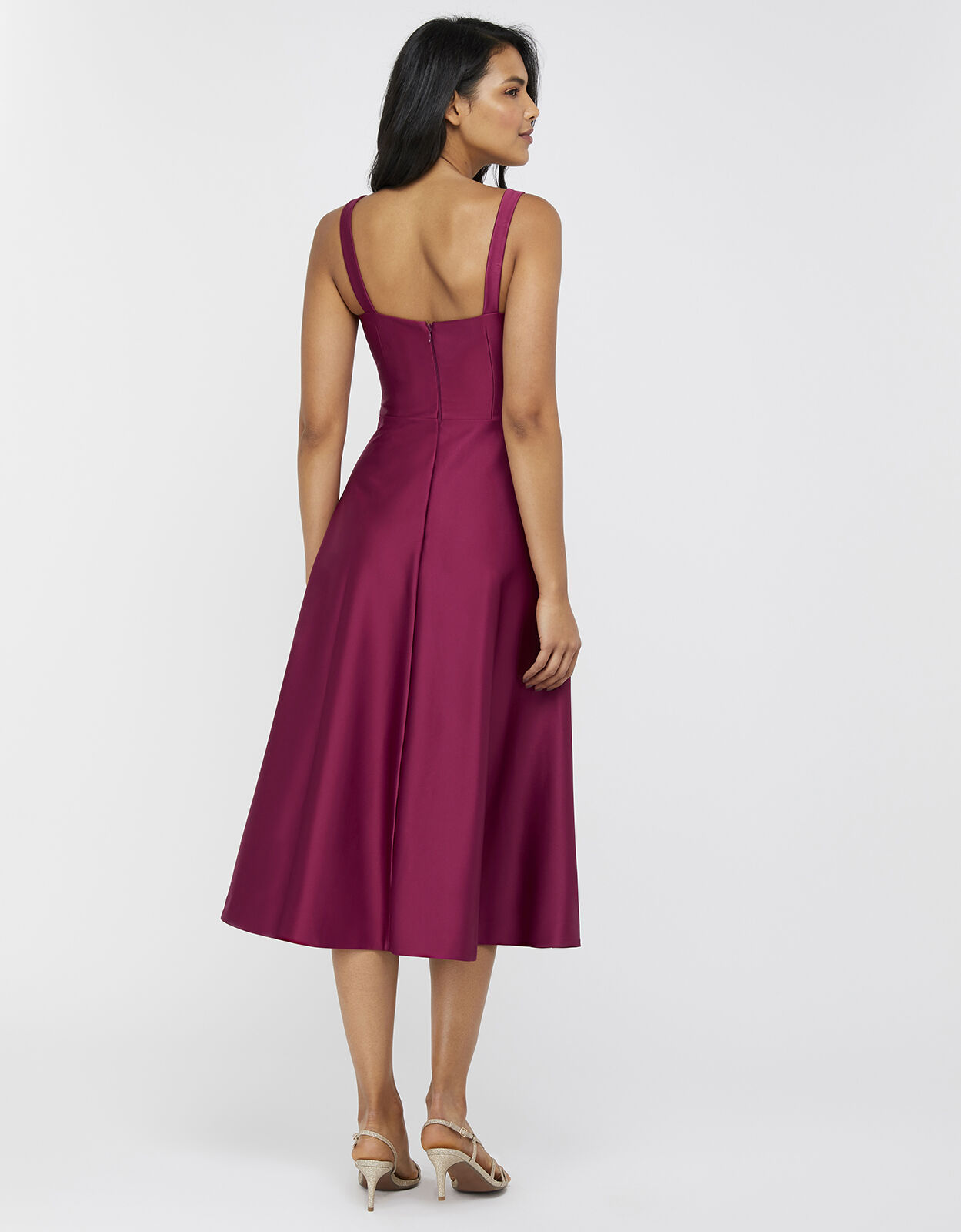 monsoon satin dress
