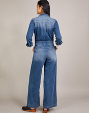 Etta Wide-Leg Jumpsuit, Blue (DENIM BLUE), large