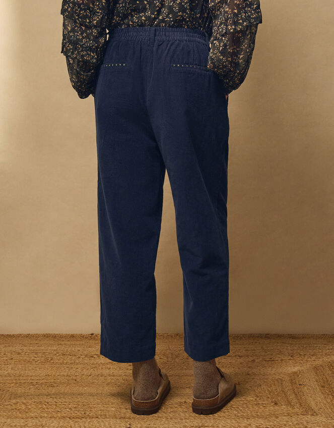 East Miriam&nbsp;Tapered Corduroy Trousers, Blue (NAVY), large