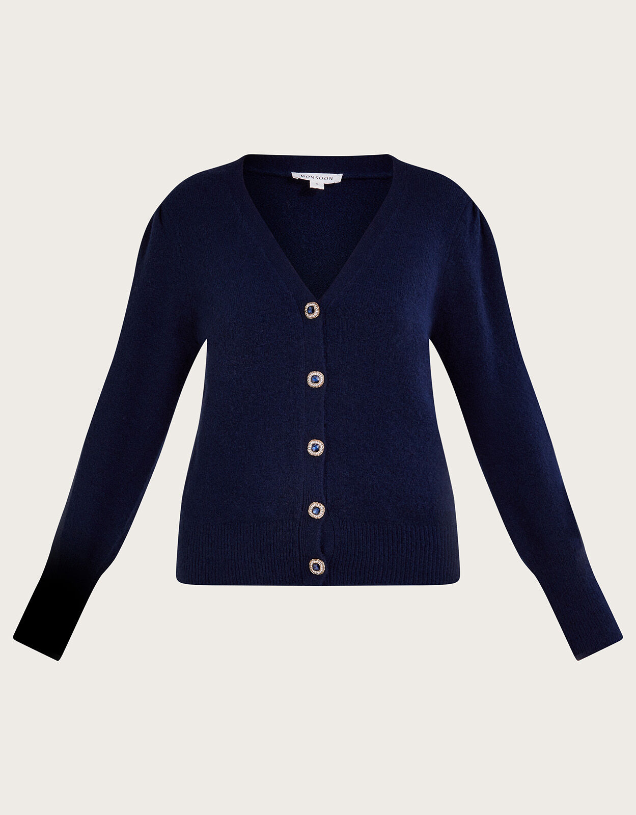 Large button cheap cardigan