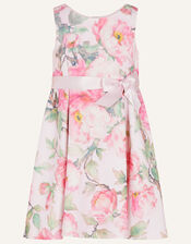 Baby Betty Floral Scuba Dress, Pink (PINK), large