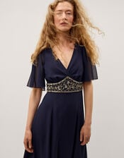 Sienna Embellished Maxi Dress, Blue (NAVY), large