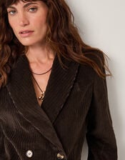 Moliin Alice Corduroy Double Breasted Blazer, Brown (BROWN), large