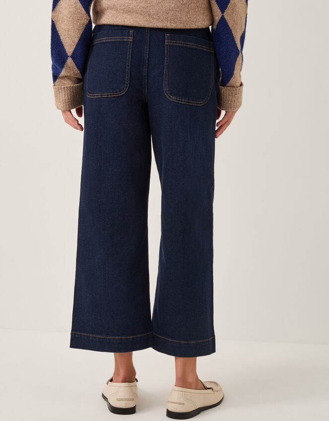 Arlo Regular Cropped Jeans, Blue (INDIGO), large