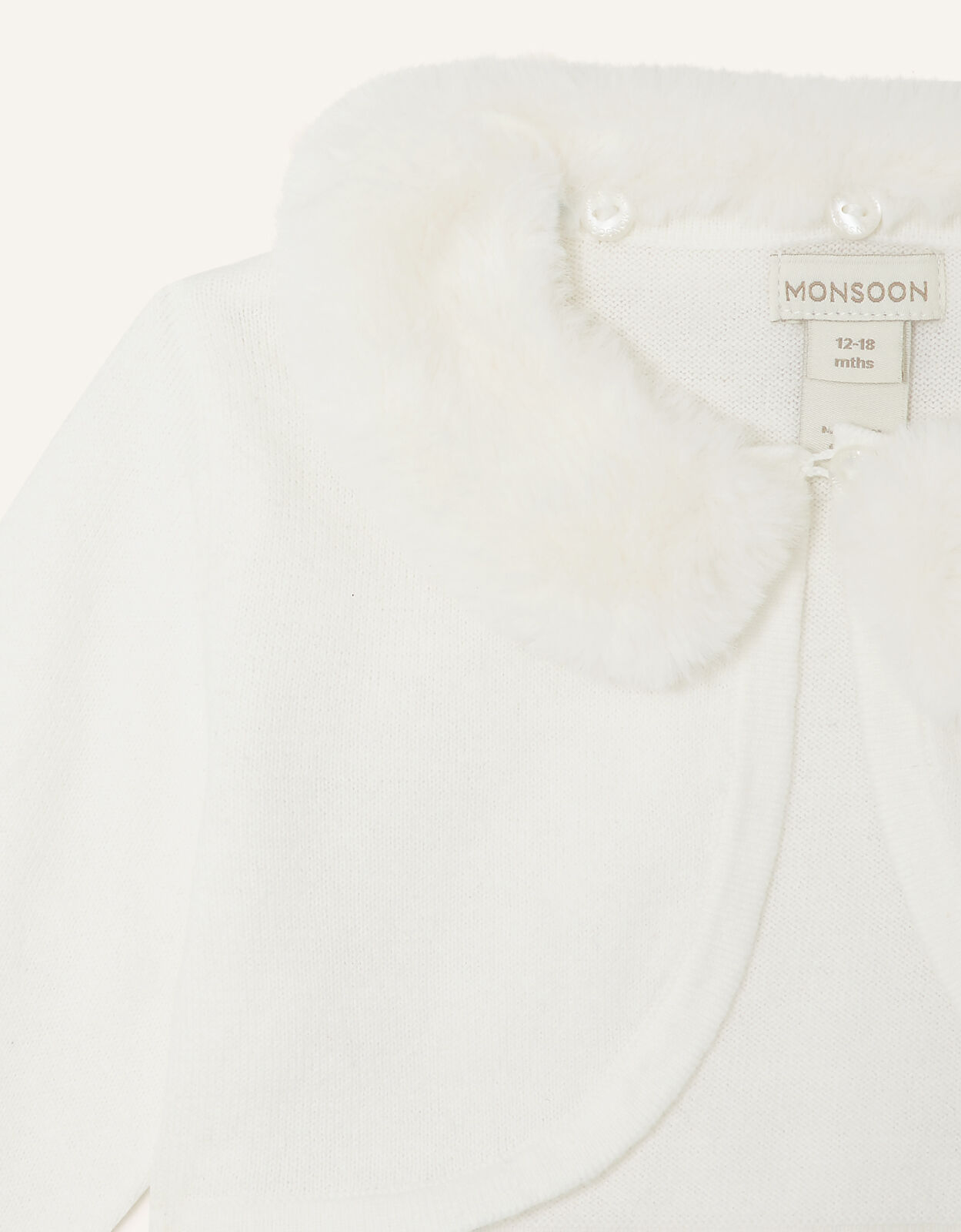 Monsoon ivory cardigan sale
