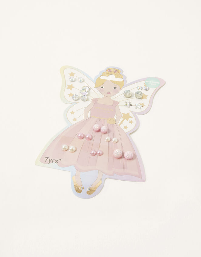 Bella Ballerina Stick On Earrings, , large