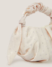 Satin Diamante Mini Bag, , large