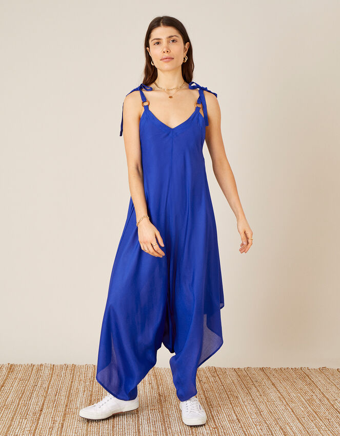 Relaxed Romper in LENZING��� ECOVERO���, Blue (COBALT), large