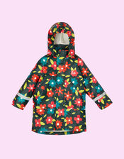 Frugi Rainy Days Coat, Green (GREEN), large