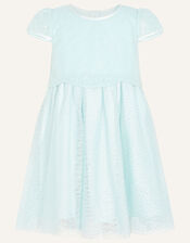 Baby Betsy Scallop Sequin Dress, Green (MINT), large