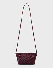 Ellyla Sia Woven Leather Crossbody Bag, , large