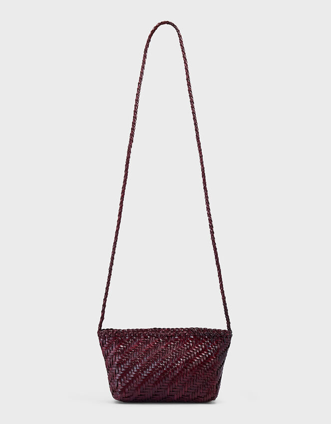 Ellyla Sia Woven Leather Crossbody Bag, , large