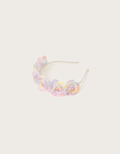 Rainbow Flower Headband , , large