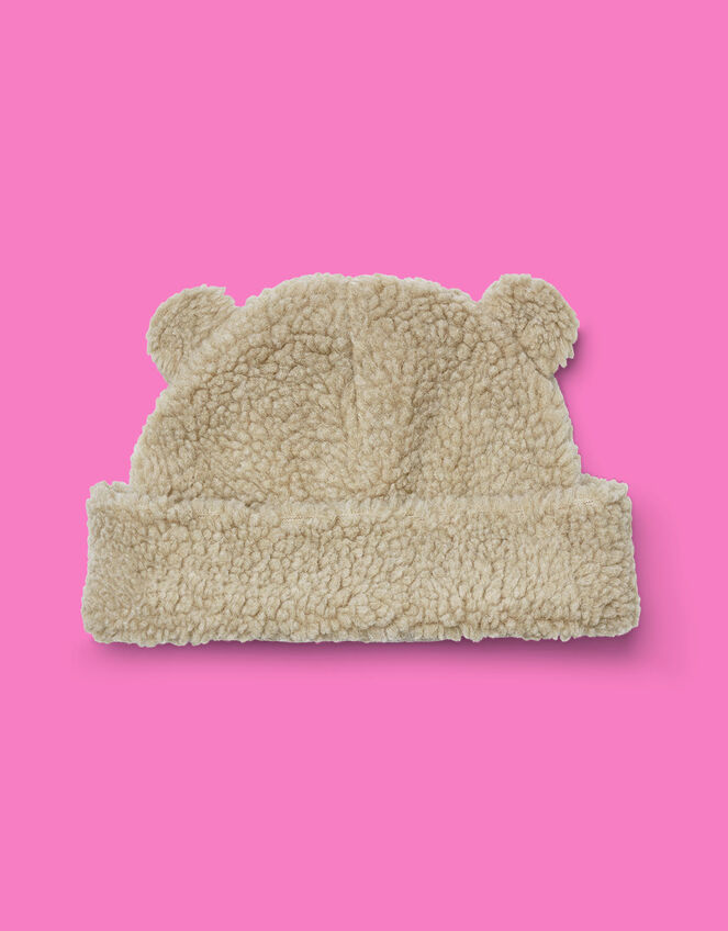 Liewood Bibi Pile Beanie with Ears, Cream (CREAM), large