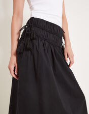 Jade Maxi Skirt, Black (BLACK), large