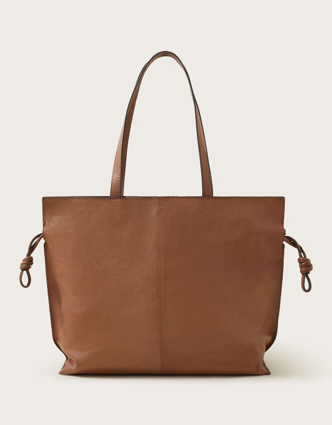 Leather Large Tote Bag, , large