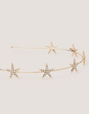 Embellished Star Metal Headband, , large