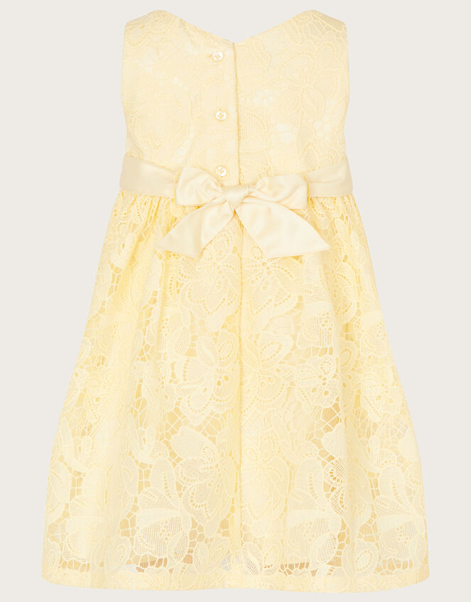 Baby Lace Dress, Yellow (LEMON), large