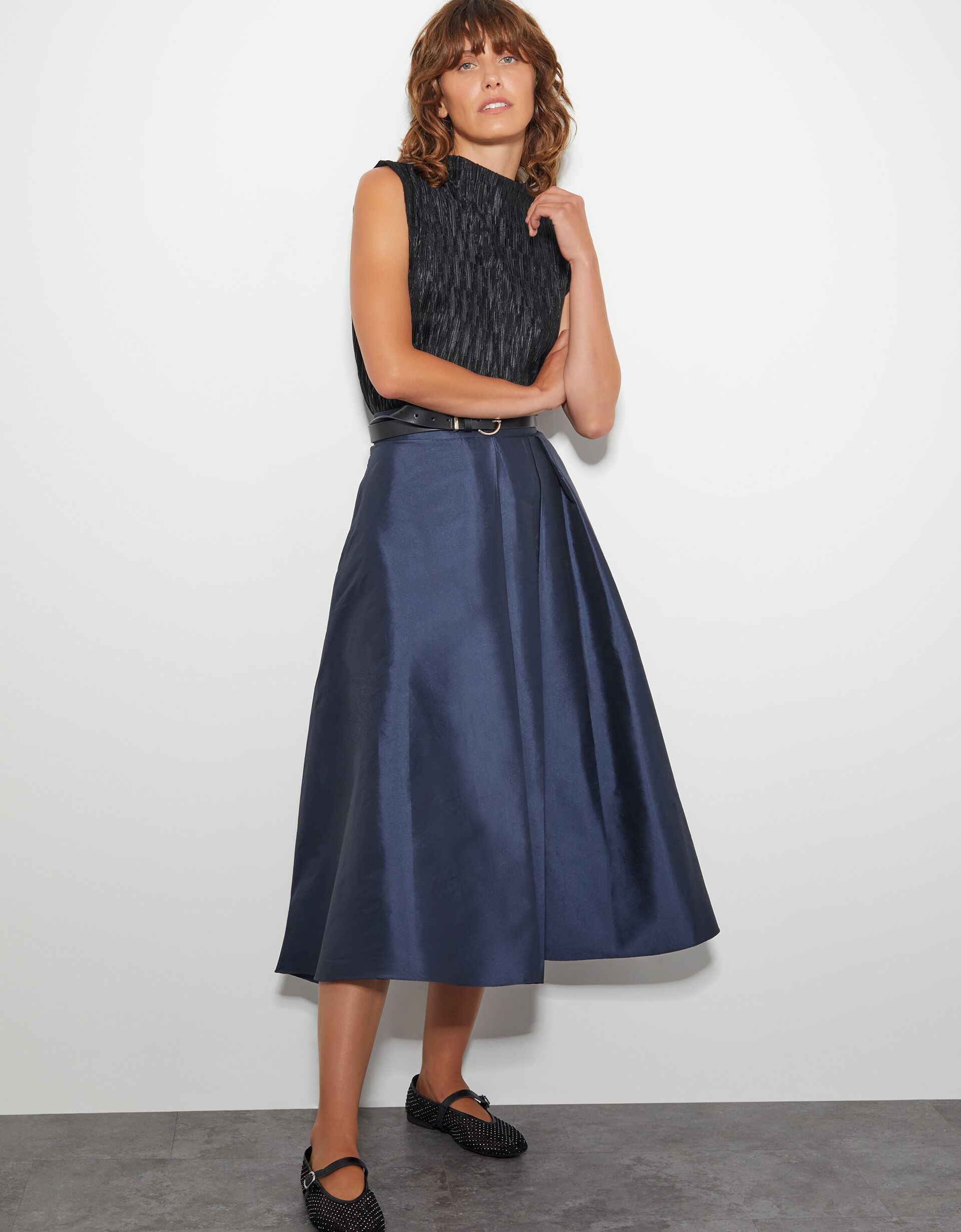 Women s Skirts Ladies Denim Midi Wrap Skirts Monsoon Global