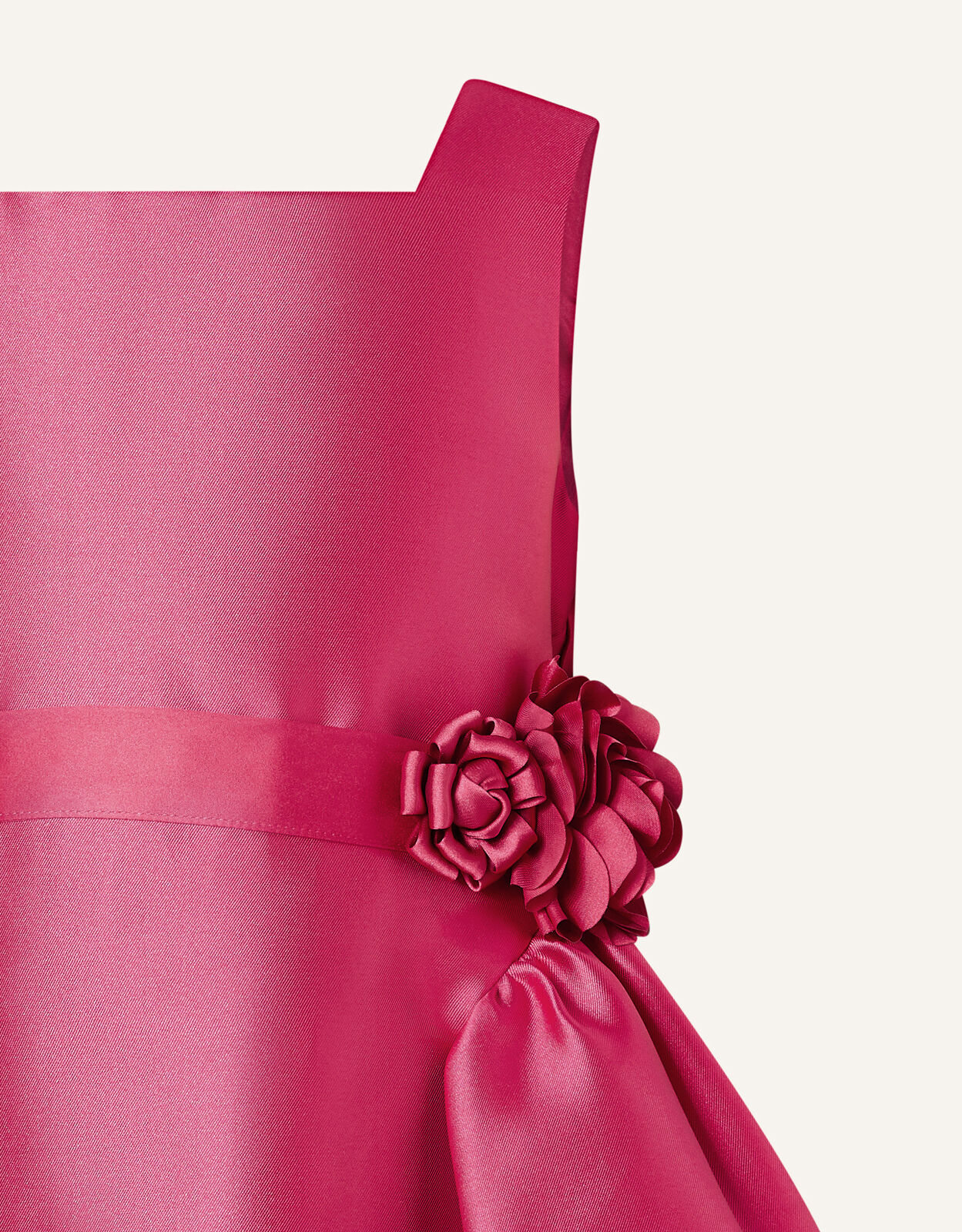 Cynthia Corsage Belt Dress Red Girls Dresses Monsoon Global