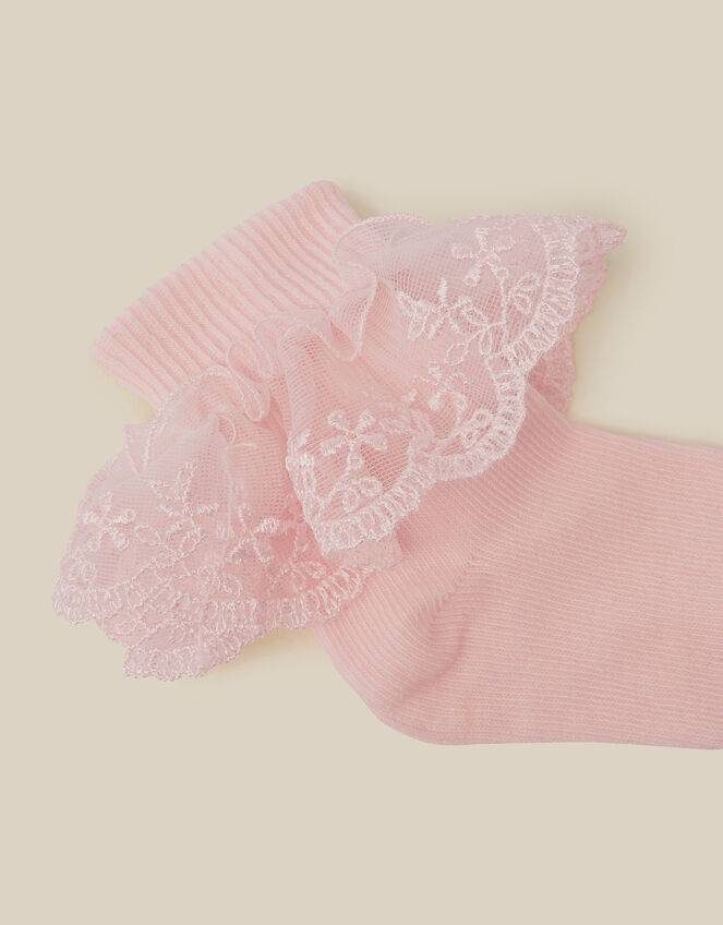 Baby Lace Socks, Pink (PINK), large