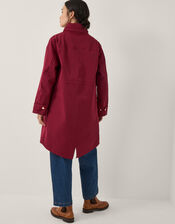 Ada Packable Hood Raincoat, Red (BURGUNDY), large