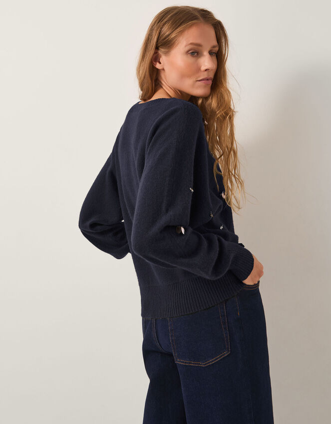 Sable Sequin Embellished Jumper, Blue (MIDNIGHT), large