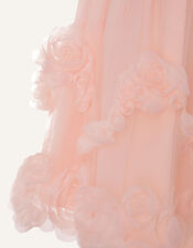 Baby Rosette Lace Dress, Pink (PALE PINK), large