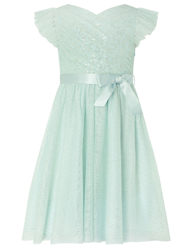 Aruba Sparkle Sequin Maxi Dress, Green (MINT), large