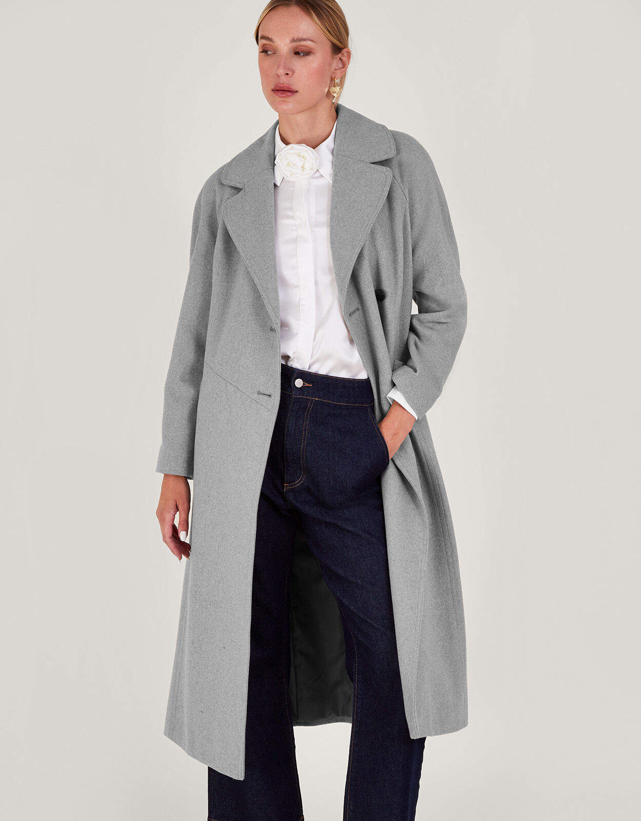 Alanna Smart Coat Grey