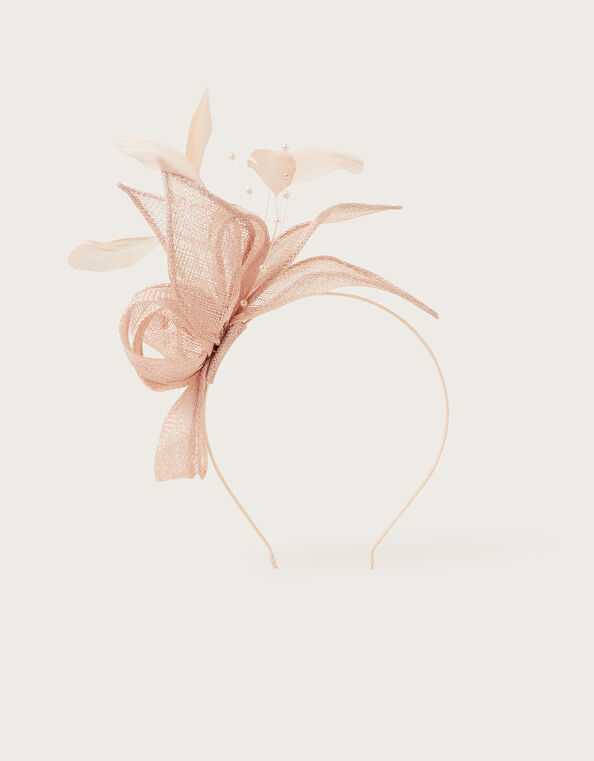 Pearl Feather Fascinator , , large