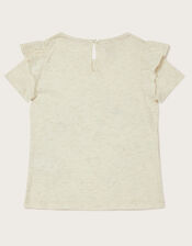 Double Unicorn Short Sleeve T-Shirt, Ivory (IVORY), large