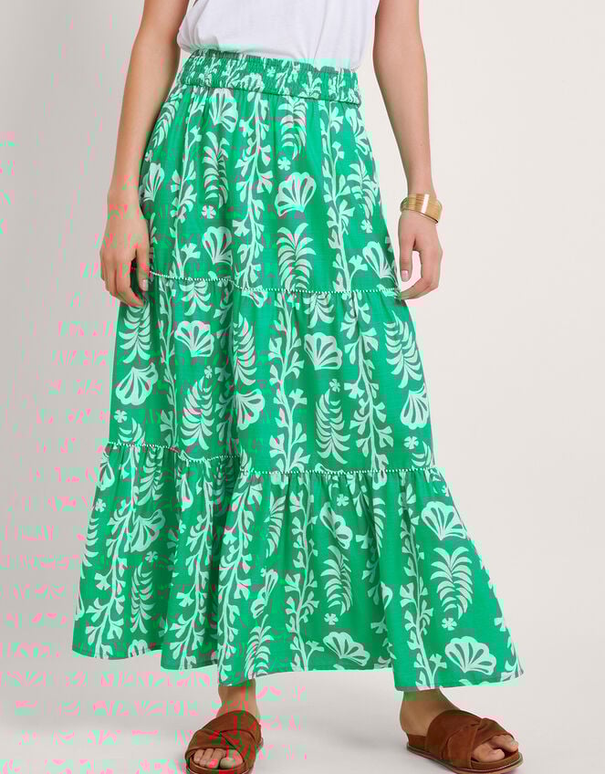 Lani Maxi Skirt, Green (GREEN), large