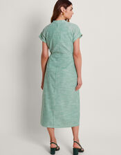 Athena Stripe Dress, Green (GREEN), large