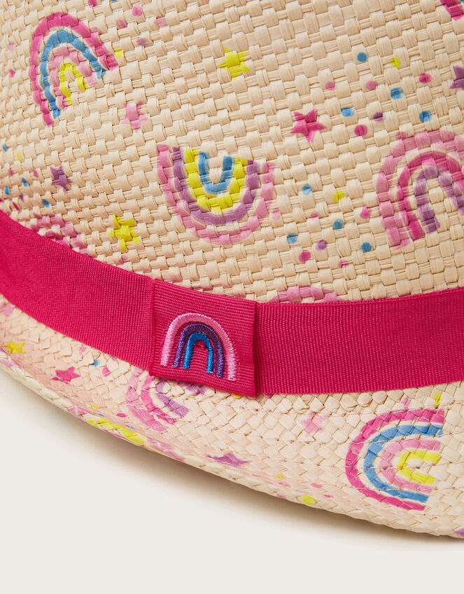Rainbow Trilby Hat, Multi (MULTI), large