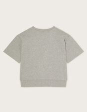 Surf's Up Short Sleeve Sweatshirt, Grey (GREY), large