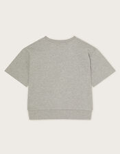 Surfs Up Short Sleeve Sweatshirt, Grey (GREY), large