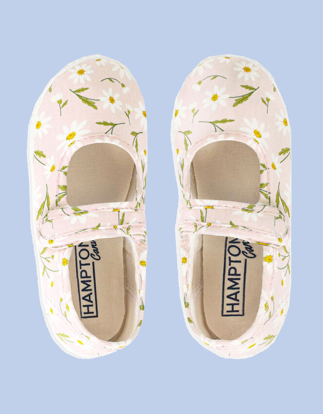 Hampton Canvas Martha Plimsolls, Pink (PINK), large