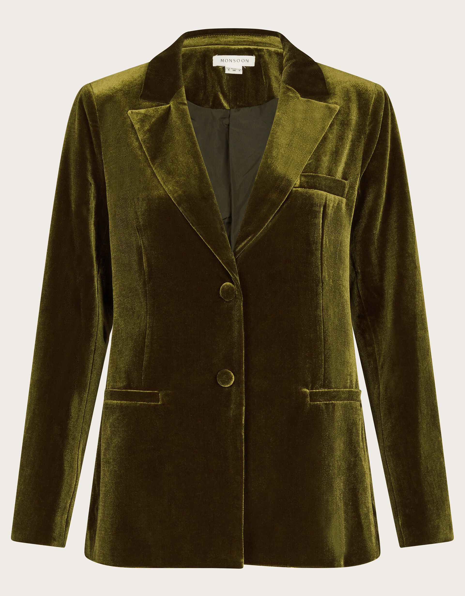 Monsoon velvet jacket clearance