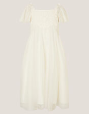 Starla Lace Tulle Dress, Ivory (IVORY), large