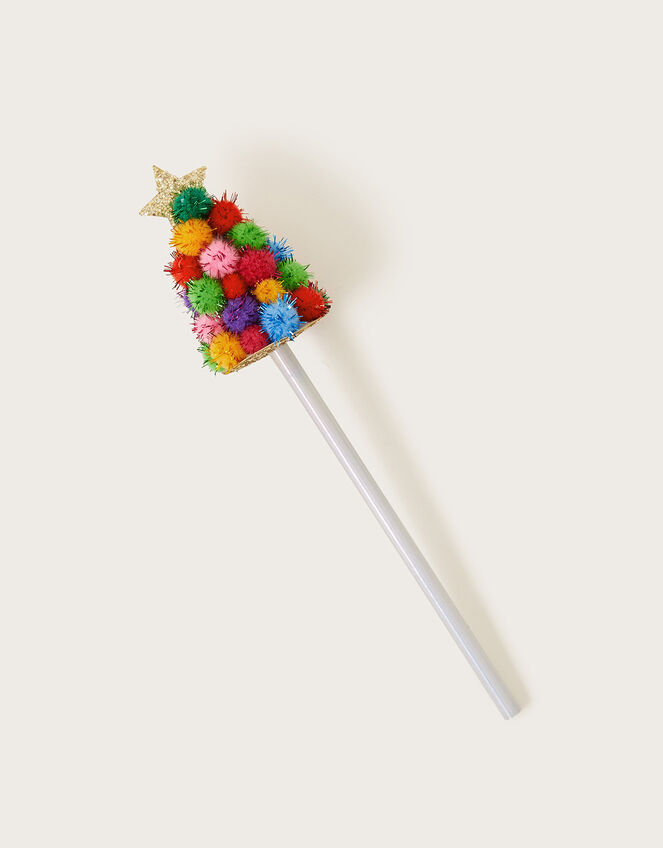Christmas Tree Pom-Pom Pencil, , large