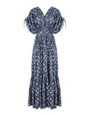 Pitusa Clara Block Print Maxi Dress, , large