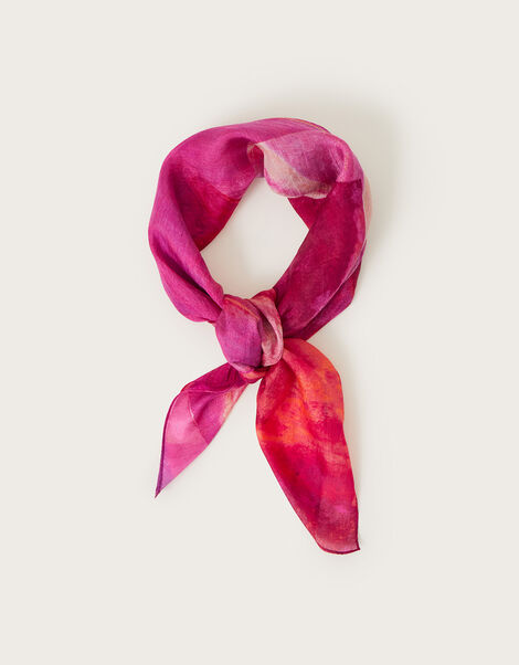 Abstract Silk Scarf, , large