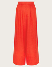 Solene Wide Leg Trousers, Orange (ORANGE), large