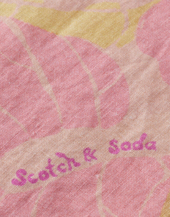 Scotch and Soda Oversized Linen Shirt, Pink (PINK), large