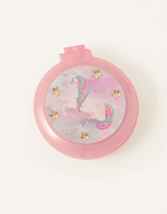 Pearly Swirly Unicorn Hairbrush , , large